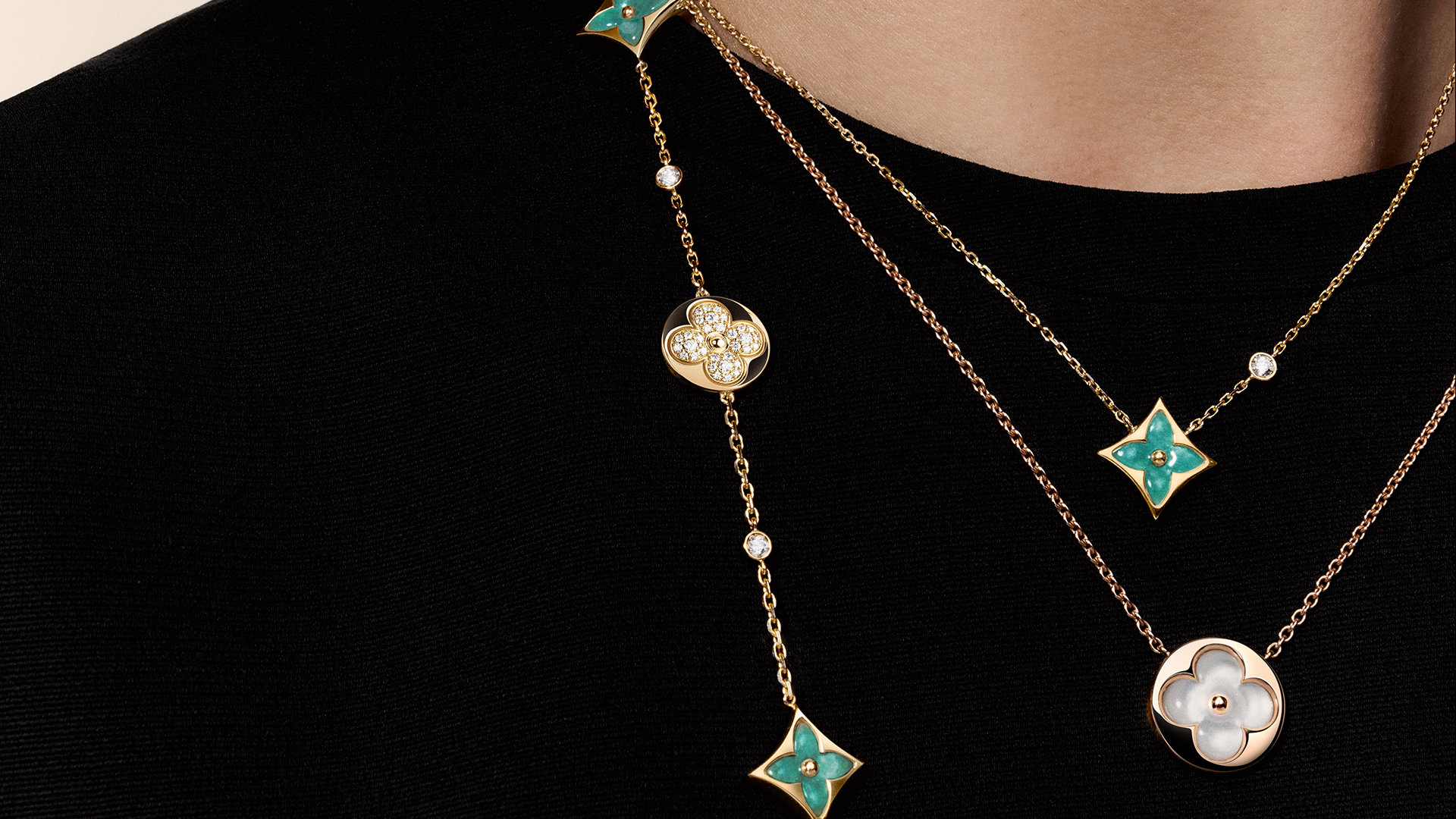 © LOUIS VUITTON COLOR BLOSSOM AMAZONITE FINE JEWELLERY