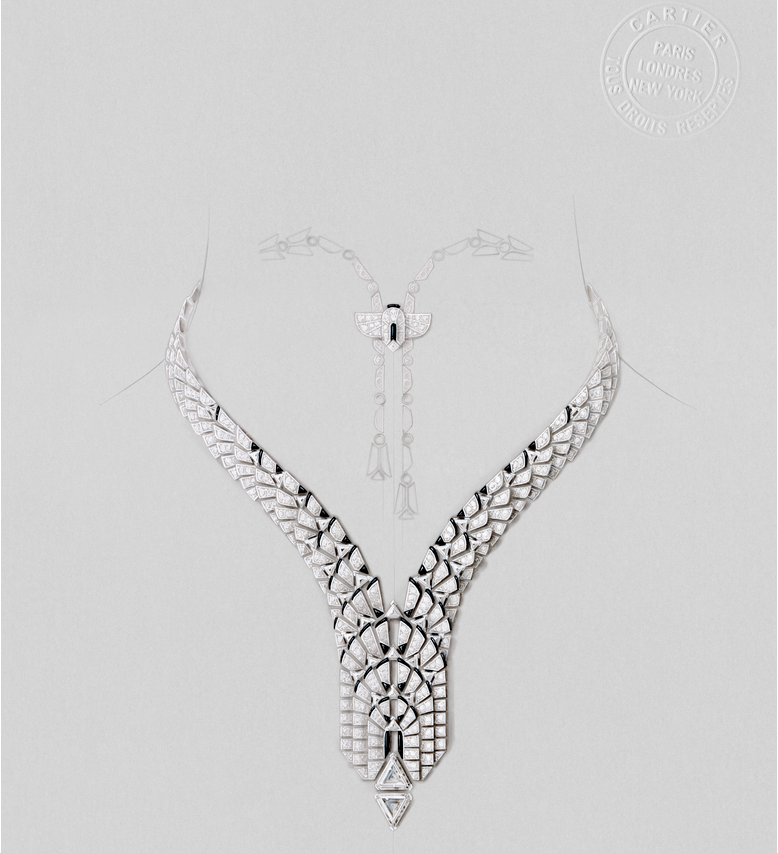 Collier ALAE aus der Nature Sauvage Kollektion von Cartier I © Cartier