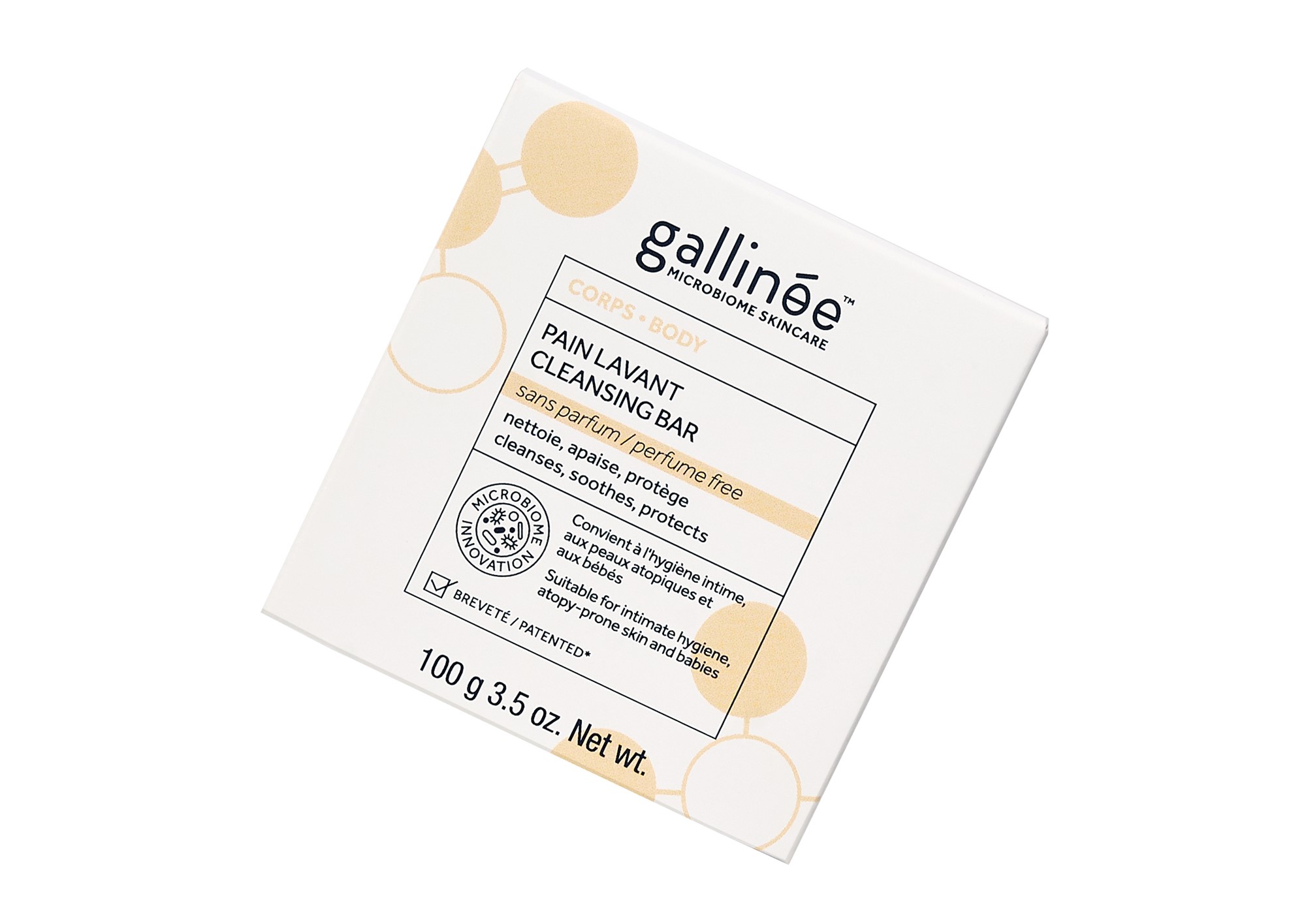 PERFUME-FREE CLEANSING BAR I © Gallinée Microbiome Skincare