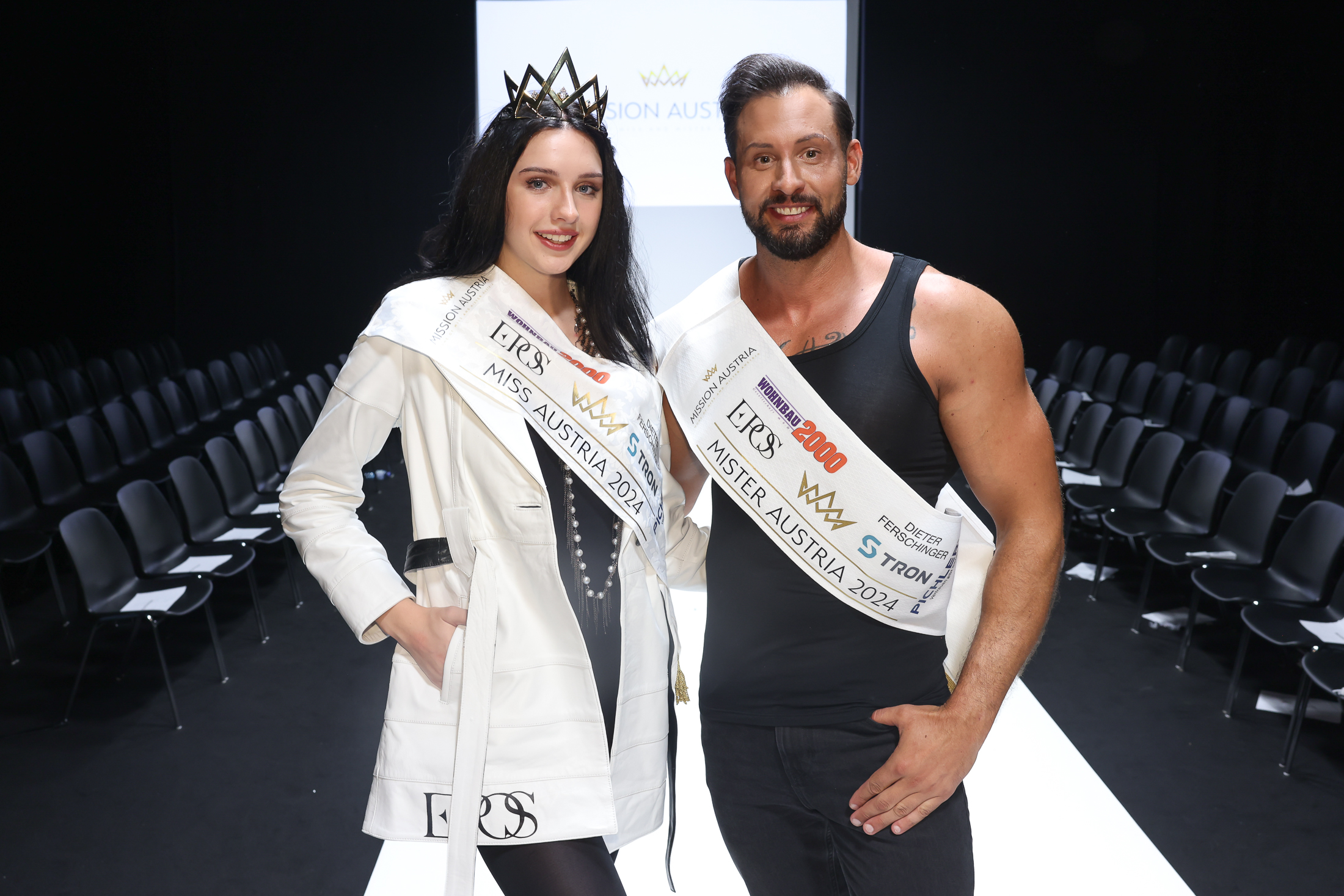 Miss Austria 2024 Lucia Sisic und Mister Austria 2024 Christopher Dengg I © Katharina Schiffl