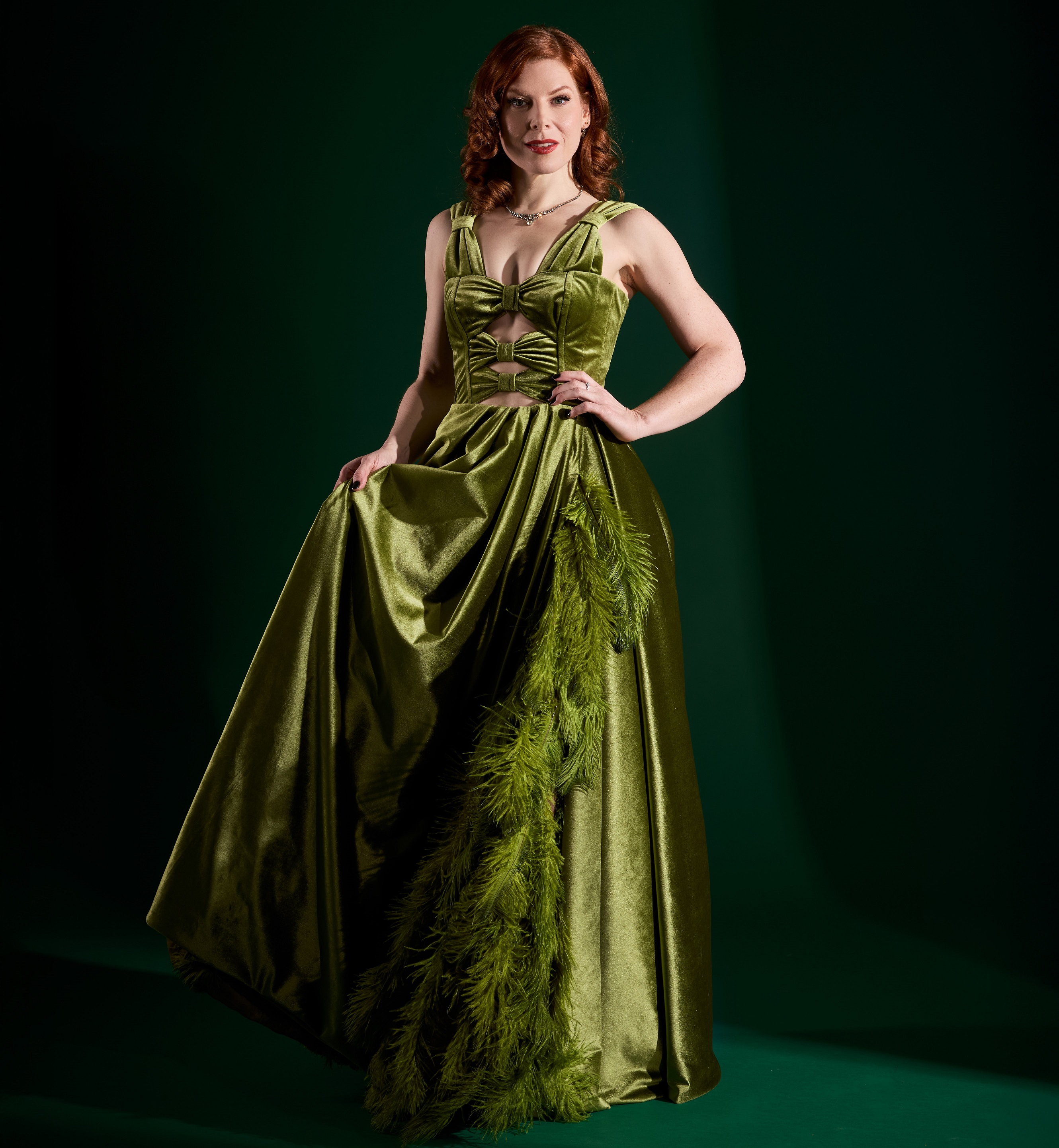 Teresa Vogl in einer Couture-Robe von Eva Poleschinski I © Doris Himmelbauer