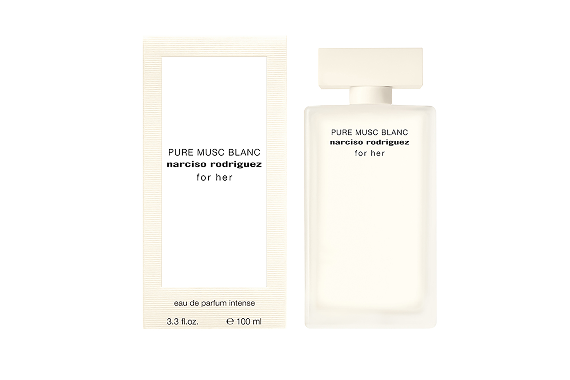 for her PURE MUSC BLANC EdP Intense I © Narciso Rodriguez