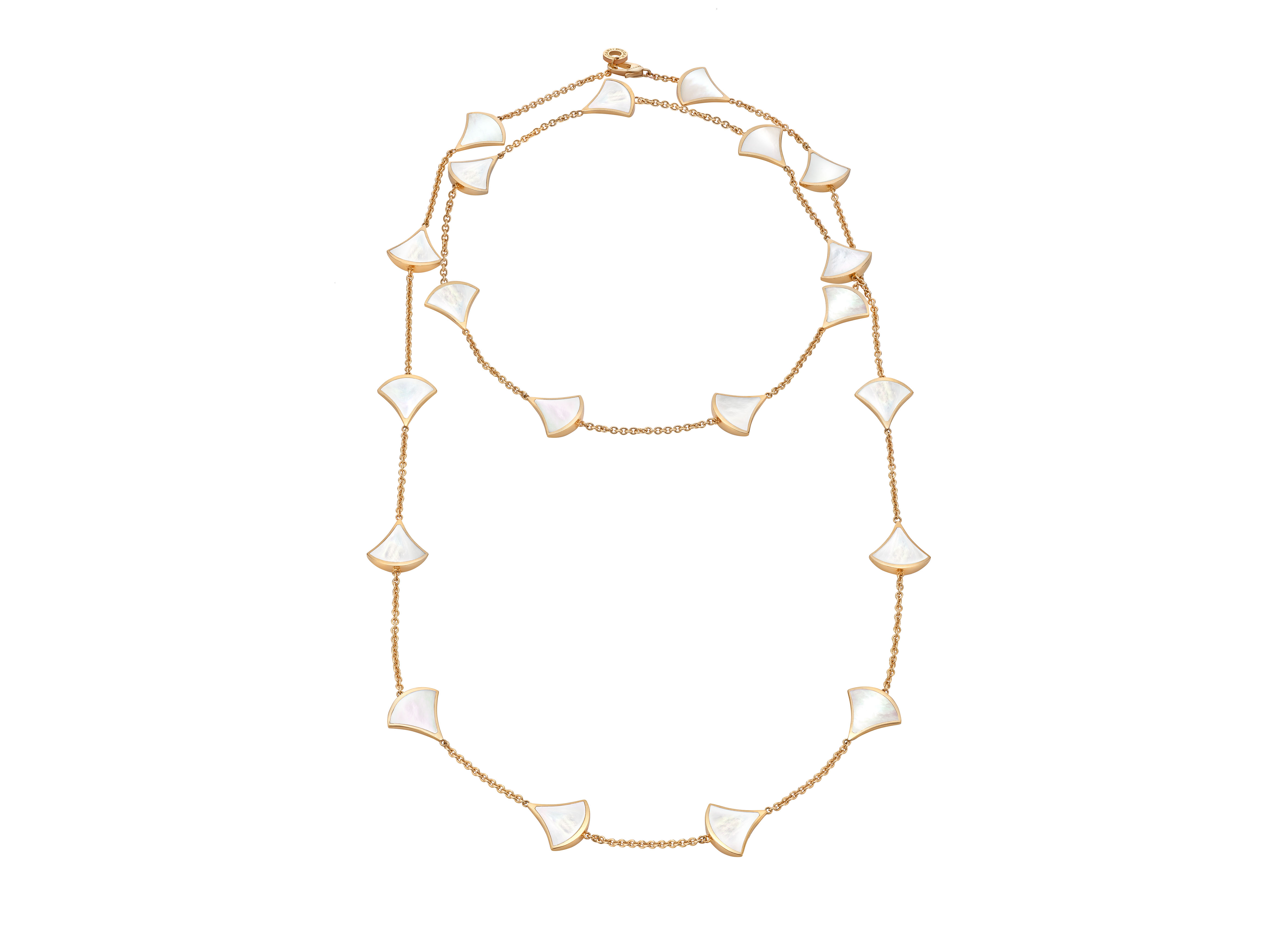 Divas’ Dream Sautoir aus 18 Karat Roségold als lange Kette I © Bvlgari