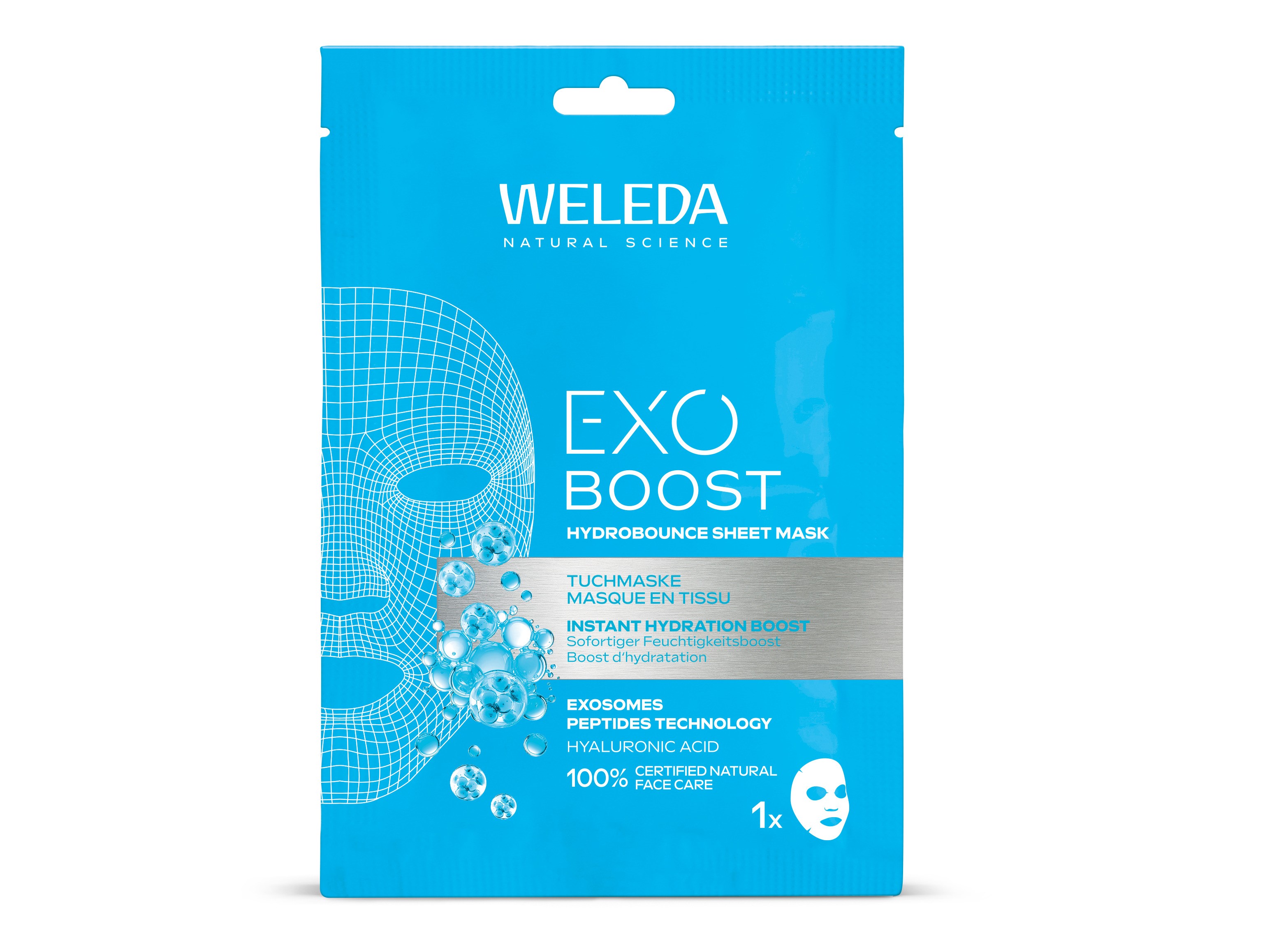 Exo Boost Hydrobounce Tuchmaske I © Weleda