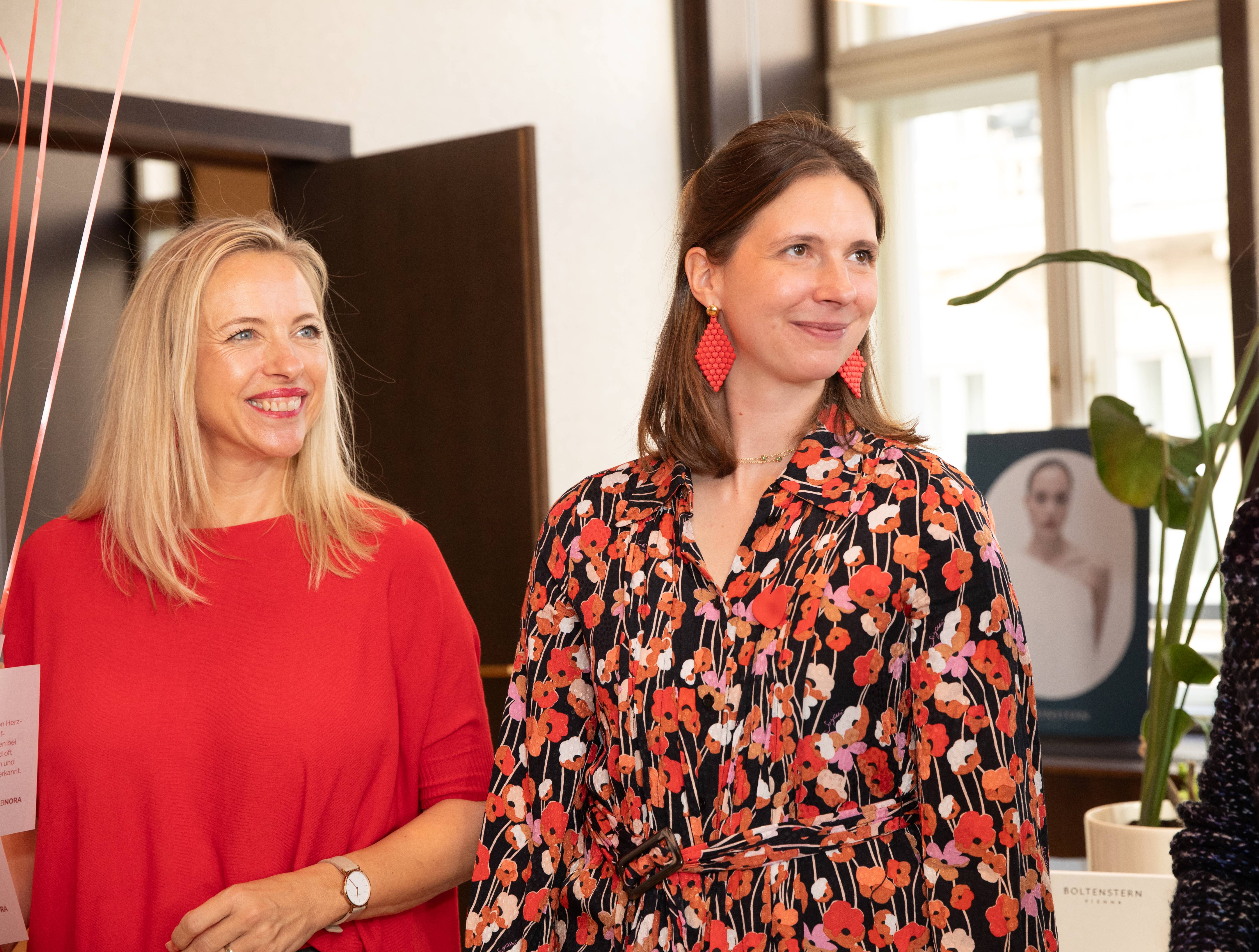 Mitinitiatorinnen von GO RED Austria Kristina Hentschel und Marie Boltenstern I © Philia Kleemann
