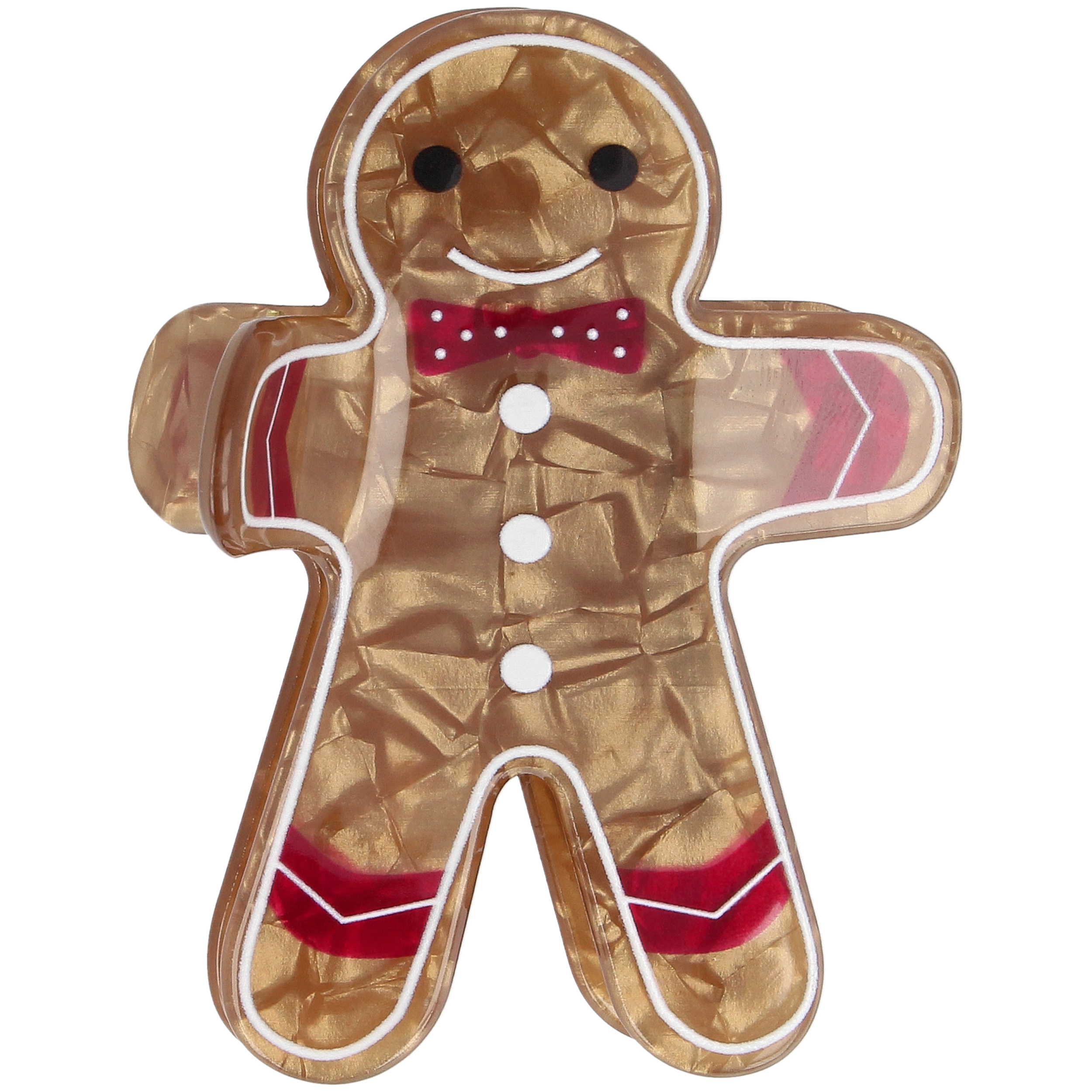 Haarklammer mit Lebkuchenmannmotiv I © Parsa Beauty